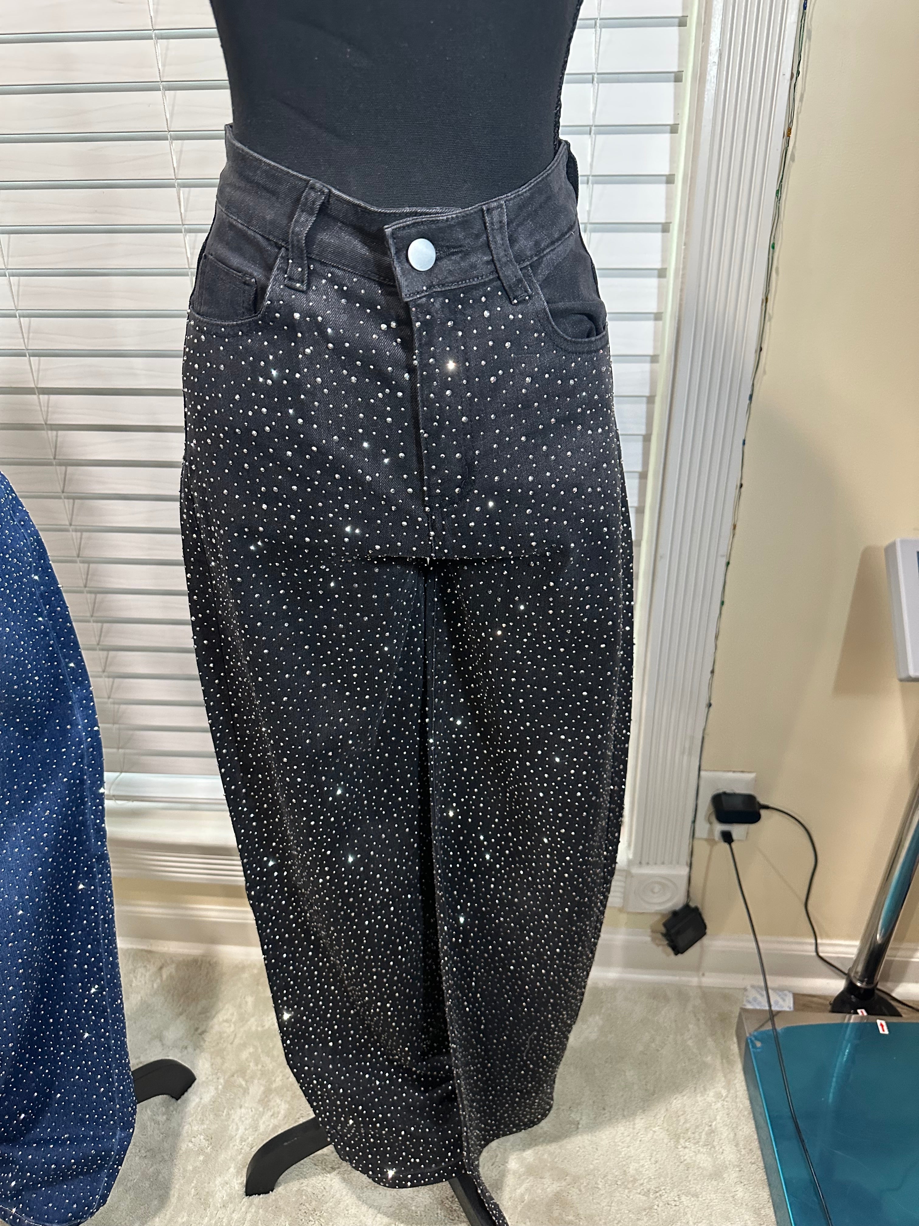 Black Flare Jeans