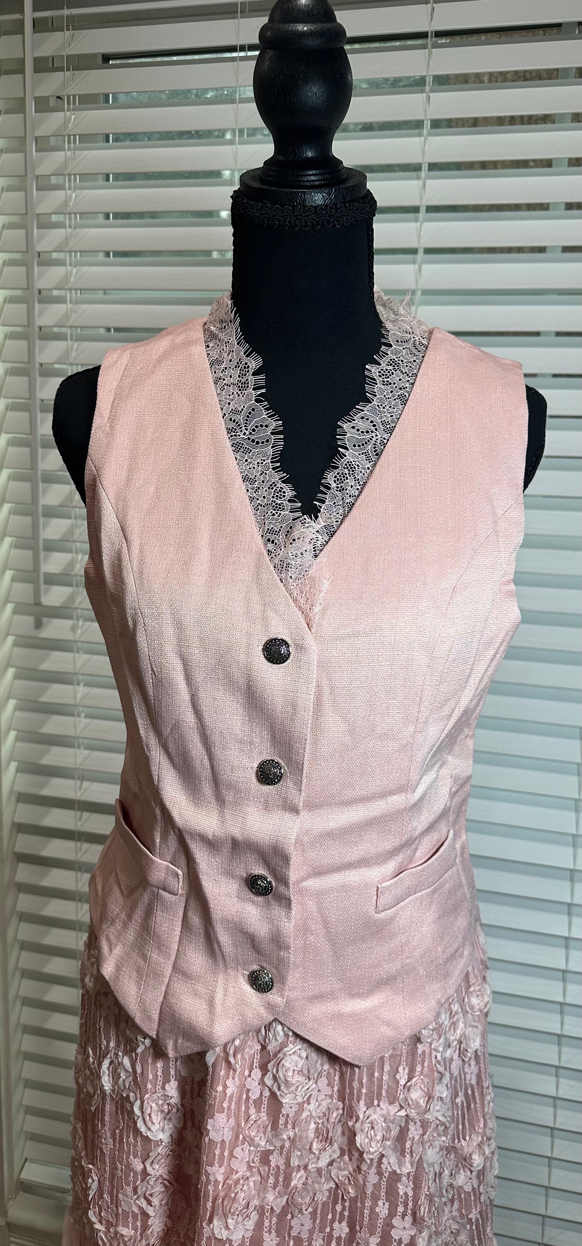 Pink Skirt and vest