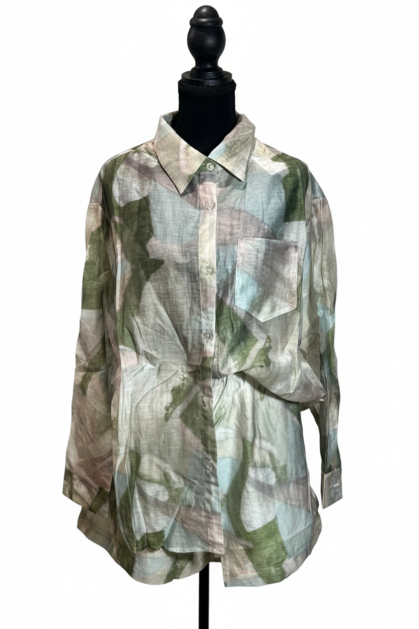 Camisa floral frente