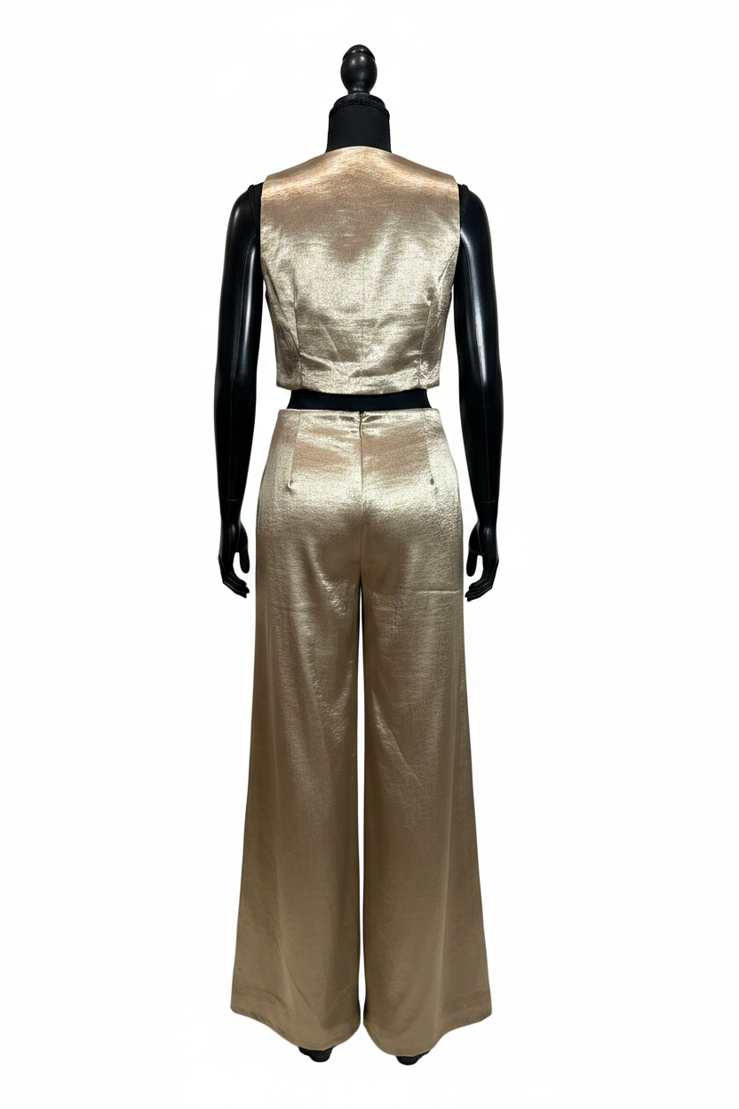 Conjunto dorado espalda
