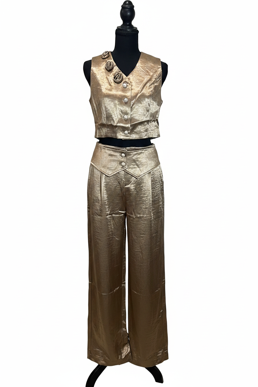 Conjunto dorado frente