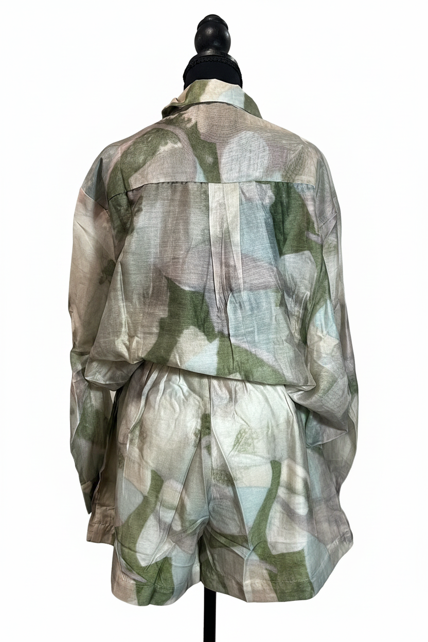 Conjunto floral espalda
