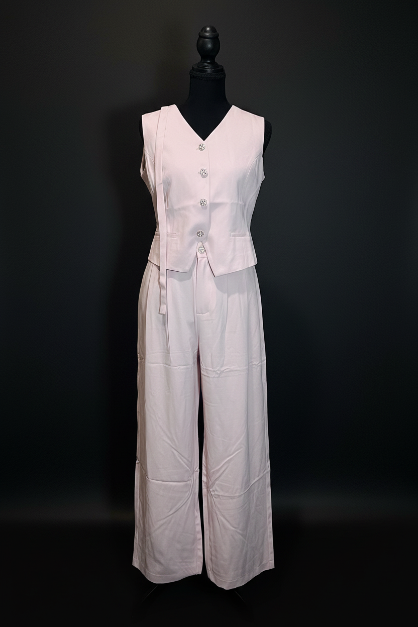 Conjunto rosa palo frente