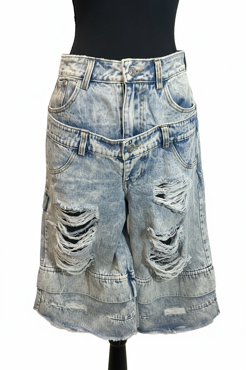 Short de mezclilla - Vista frontal