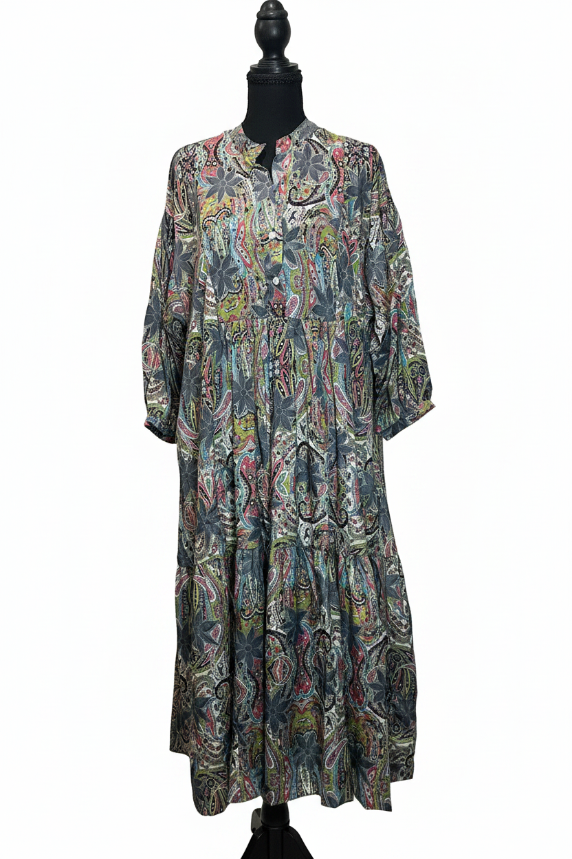 Vestido paisley frente ángulo