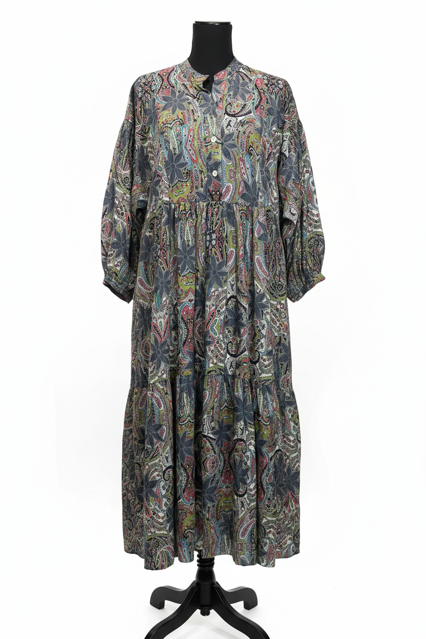 Vestido paisley frente