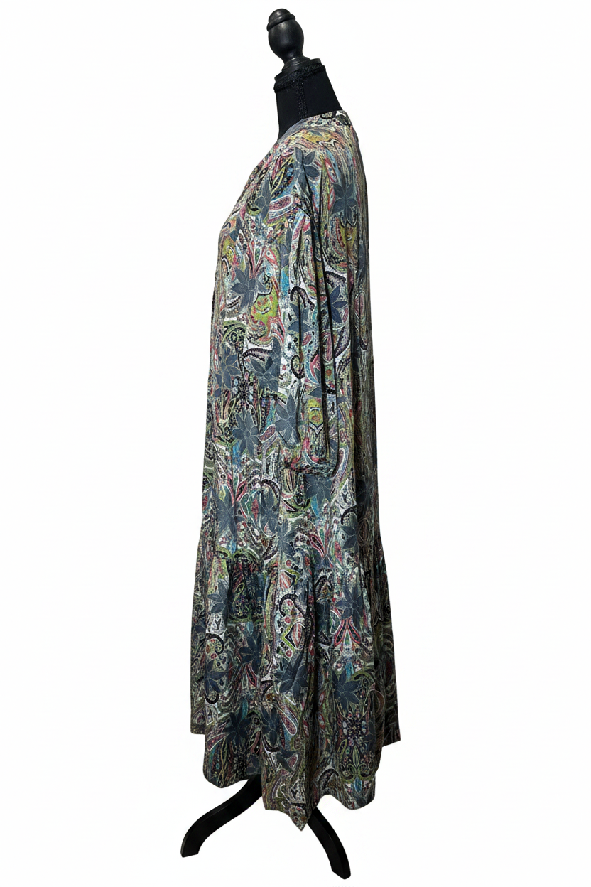 Vestido paisley lado